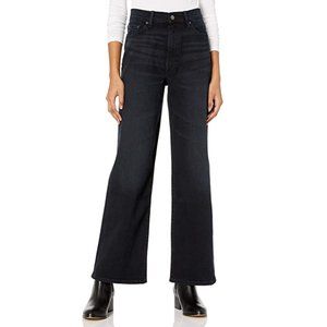 NWOT The Drop Women's Lizzy High-Rise Wide Leg Marine Fit Jean 26